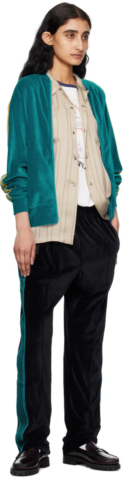 SEBAGO Black Leather Moccasin