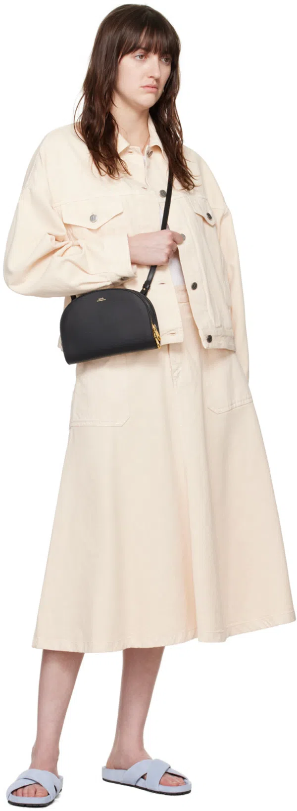 APC A.p.c. Women's Sainters Denim Jacket In White