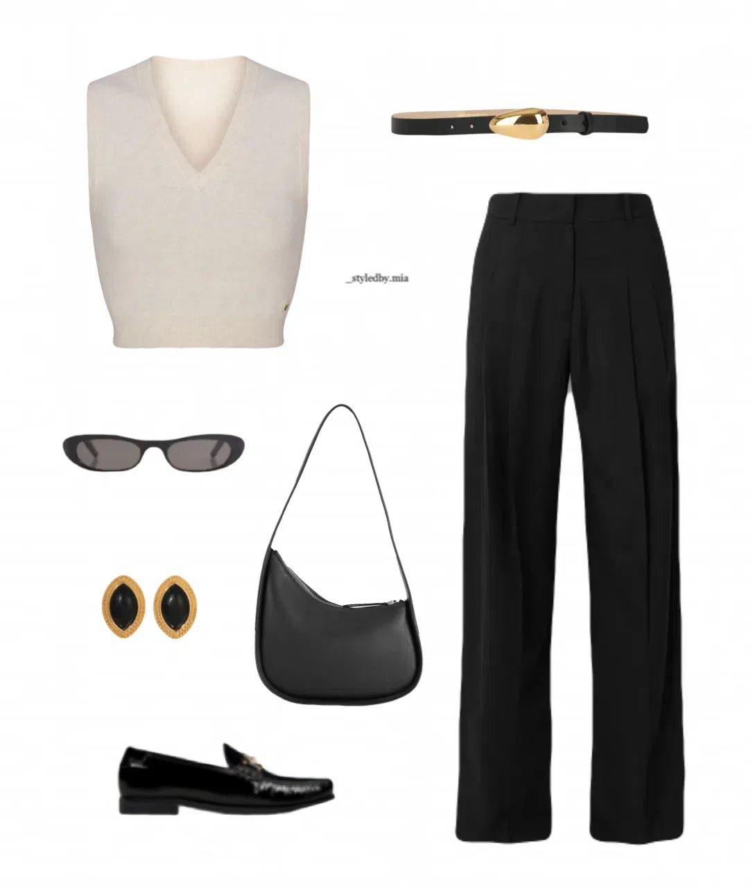 SAINT LAURENT Women's Oval Sunglasses In Black