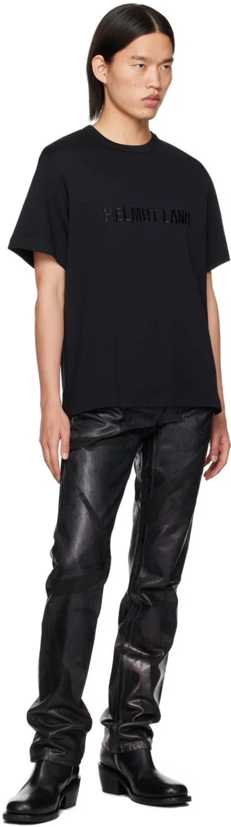 HELMUT LANG T-shirt With Logo In Black