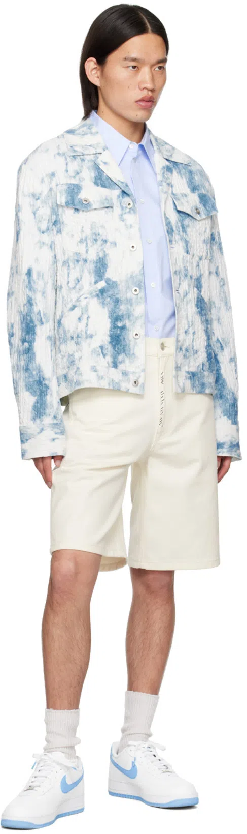 MARNI Bermuda Shorts In Lily White