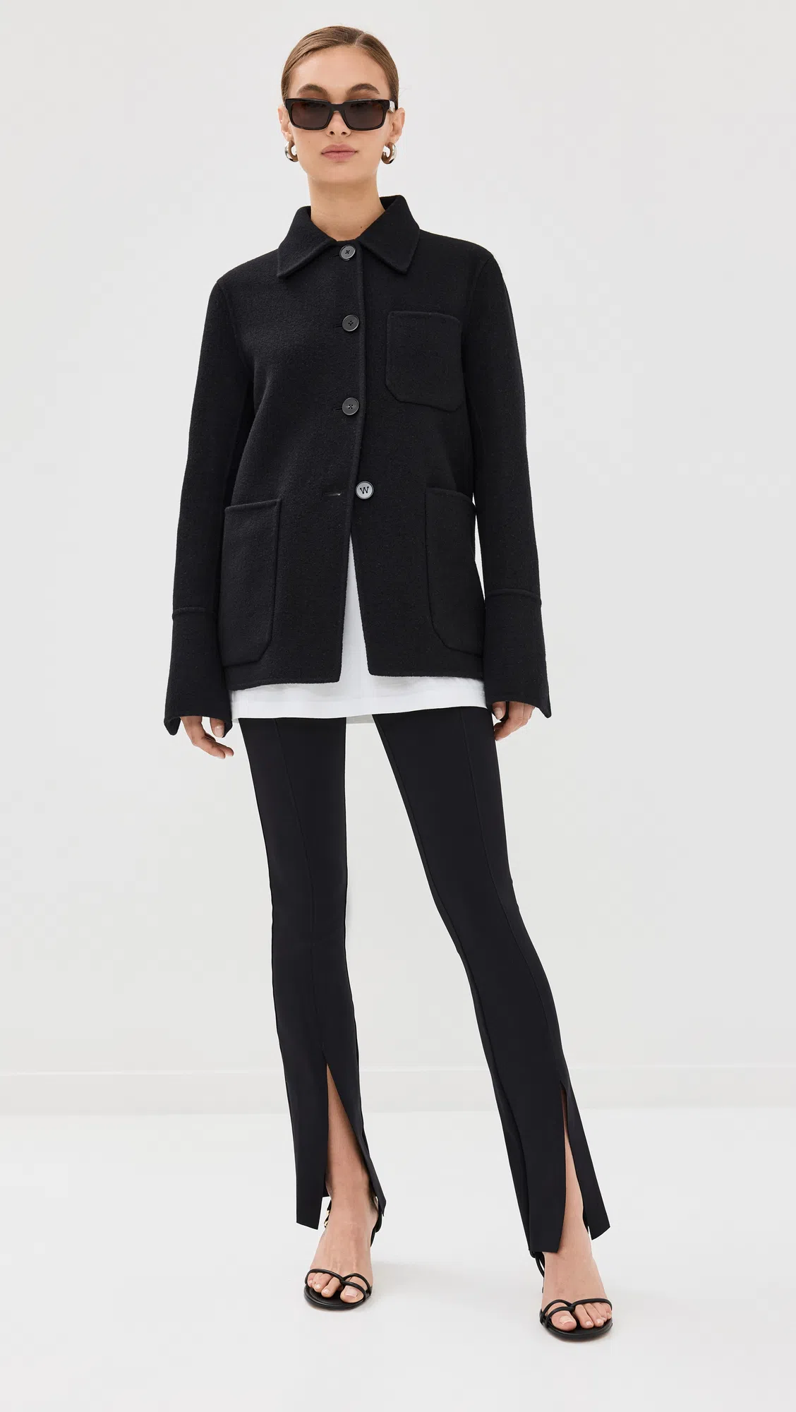 JIL SANDER Cotton T-shirt With Bold Logo And Classic Cut In White