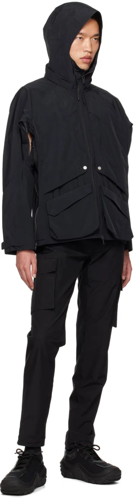 BLÆST Black Giske Cargo Pants In Black 900