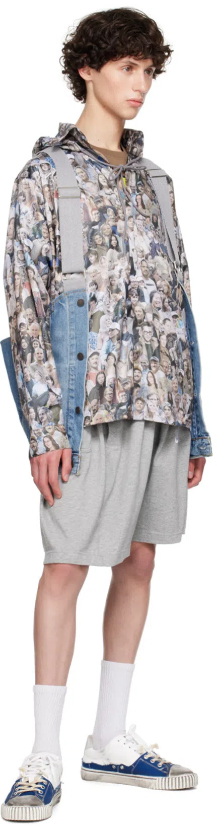 MAISON MARGIELA New Evolution Layered Sneakers In Blue