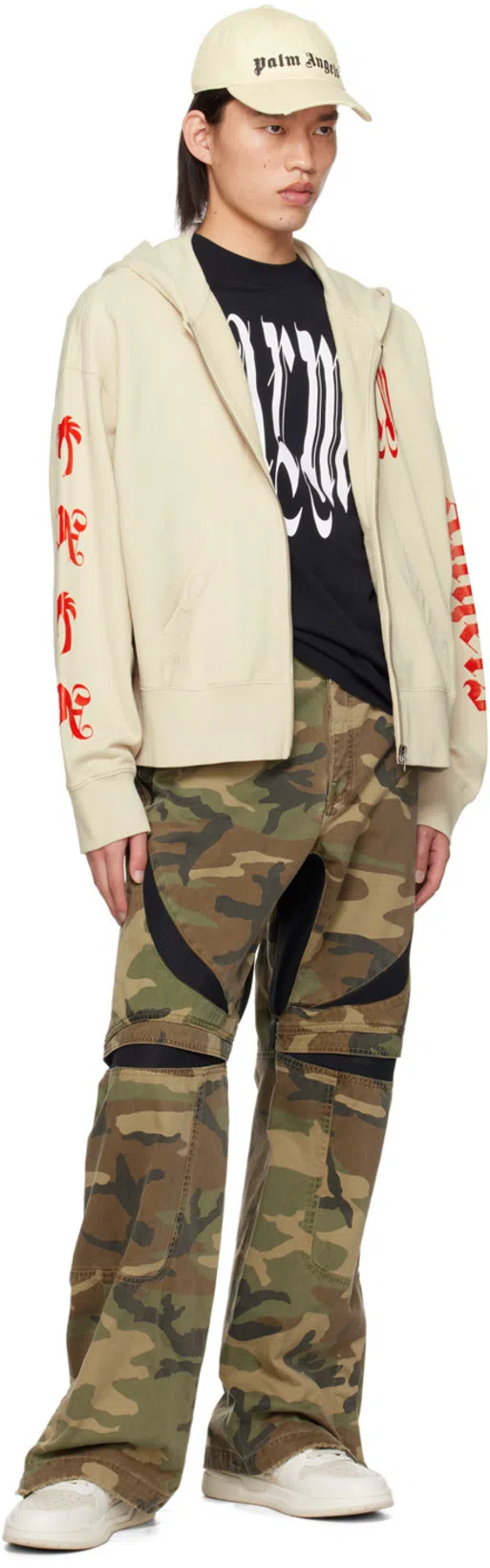 AMIRI Logo-embellished Low-top Sneakers In White