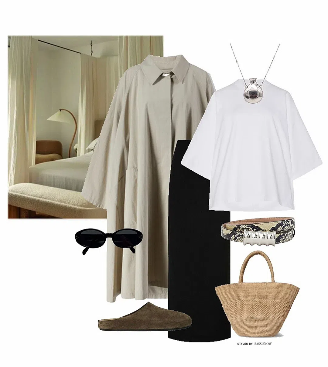 THE ROW Isha Oversize Cotton Jersey T-shirt In White