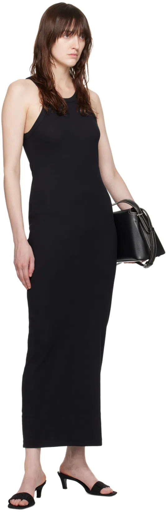 TOTÊME Toteme Women Tank Dress With Curved Armholes In Black