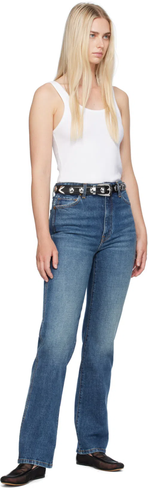 KHAITE Short-sleeved Knitted Polo Shirt In Gray