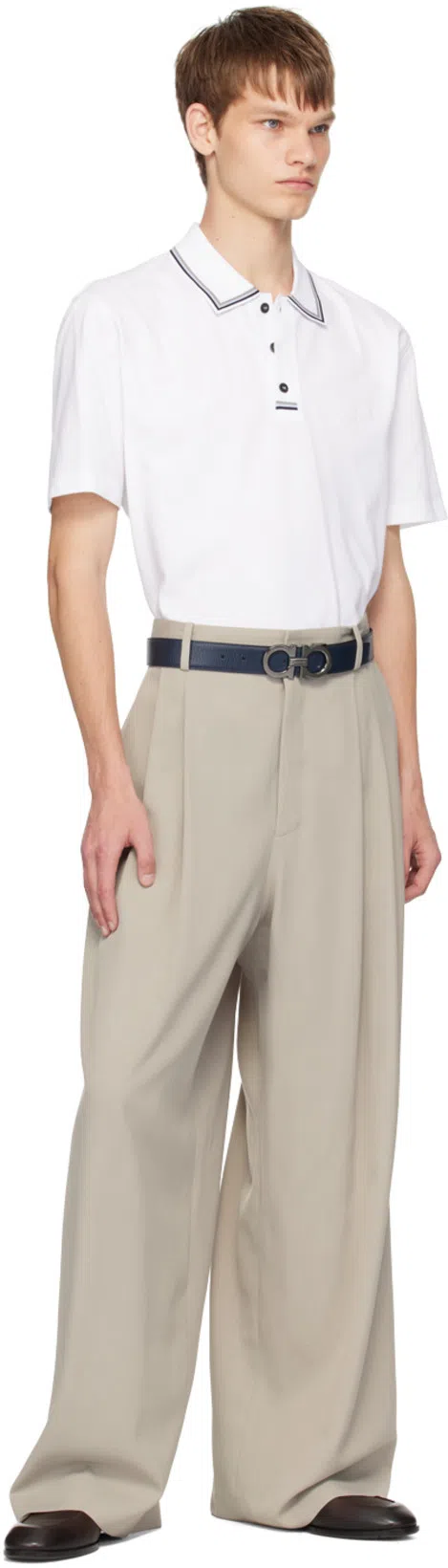 FERRAGAMO Brown Gancini Ornament Loafers In T.moro