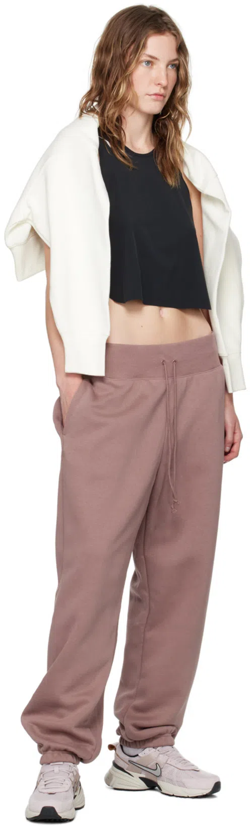 NIKE V2k Run Mesh Panel Sneakers In Doll