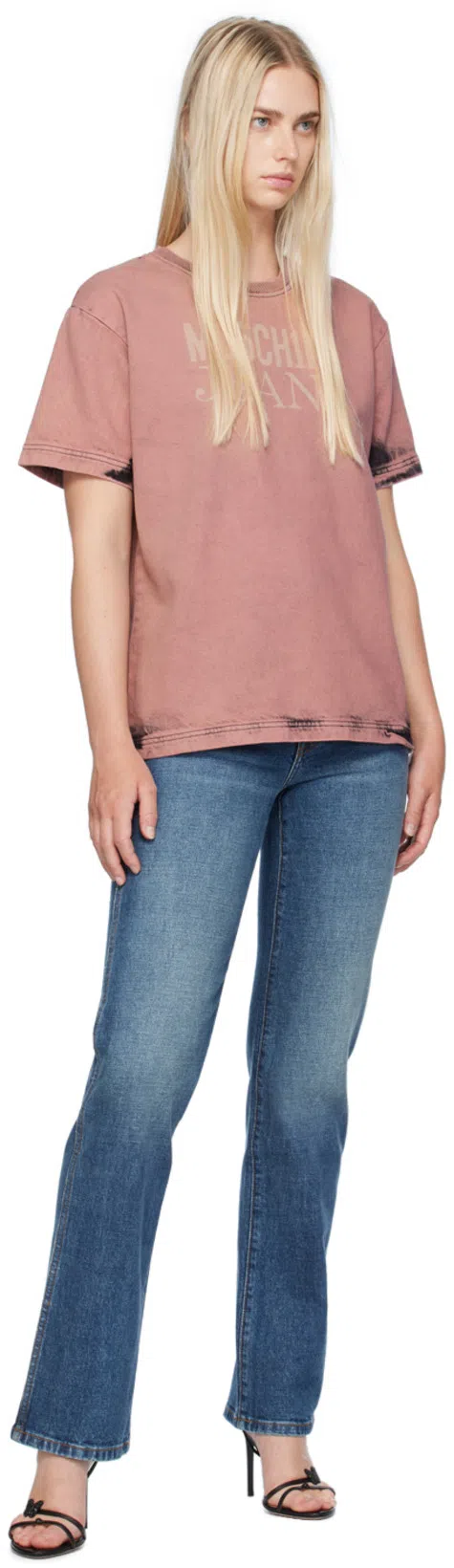 KHAITE Short-sleeved Knitted Polo Shirt In Gray