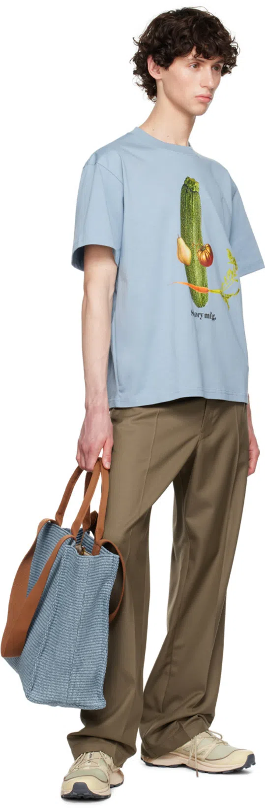 LEMAIRE Pantalone In Misto Lana Marrone Uomo In Brown