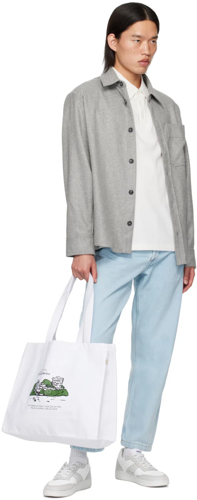 APC Carter Polo Shirt In White