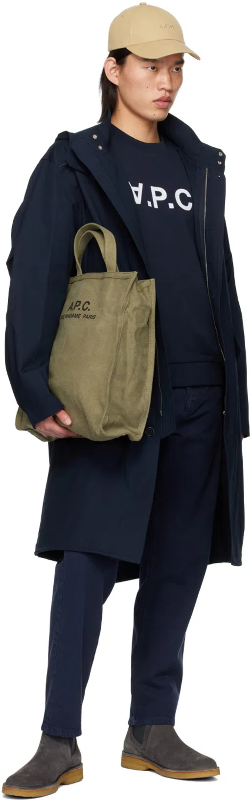 APC A.p.c. Logo Sweatshirt – Blue