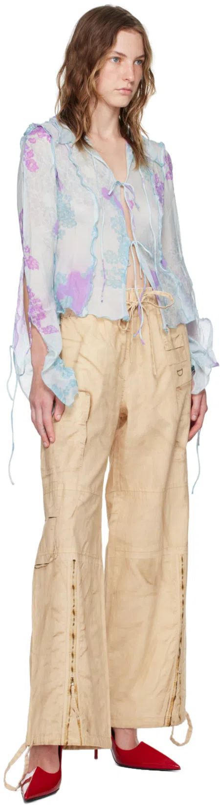 ACNE STUDIOS Red Leather Heels In Ack Red