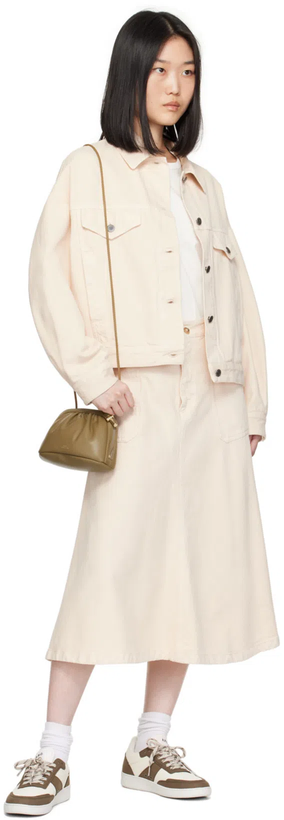 APC A.p.c. Women's Sainters Denim Jacket In White