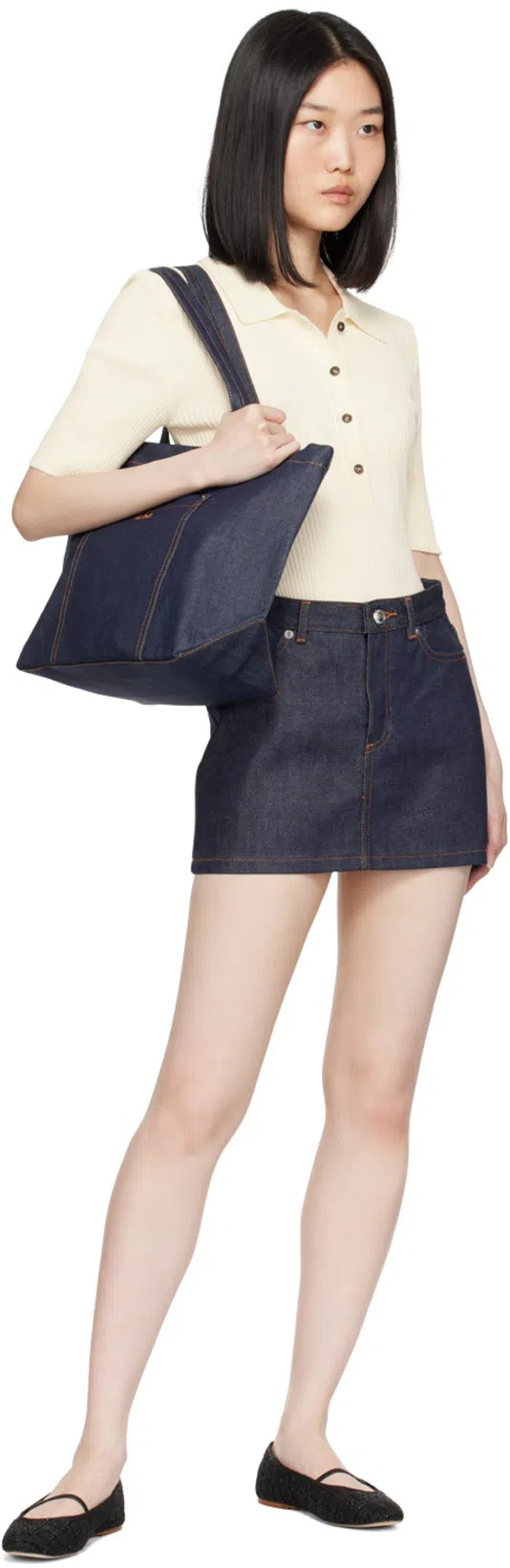 APC A.p.c. Ballerina-slippers In Black