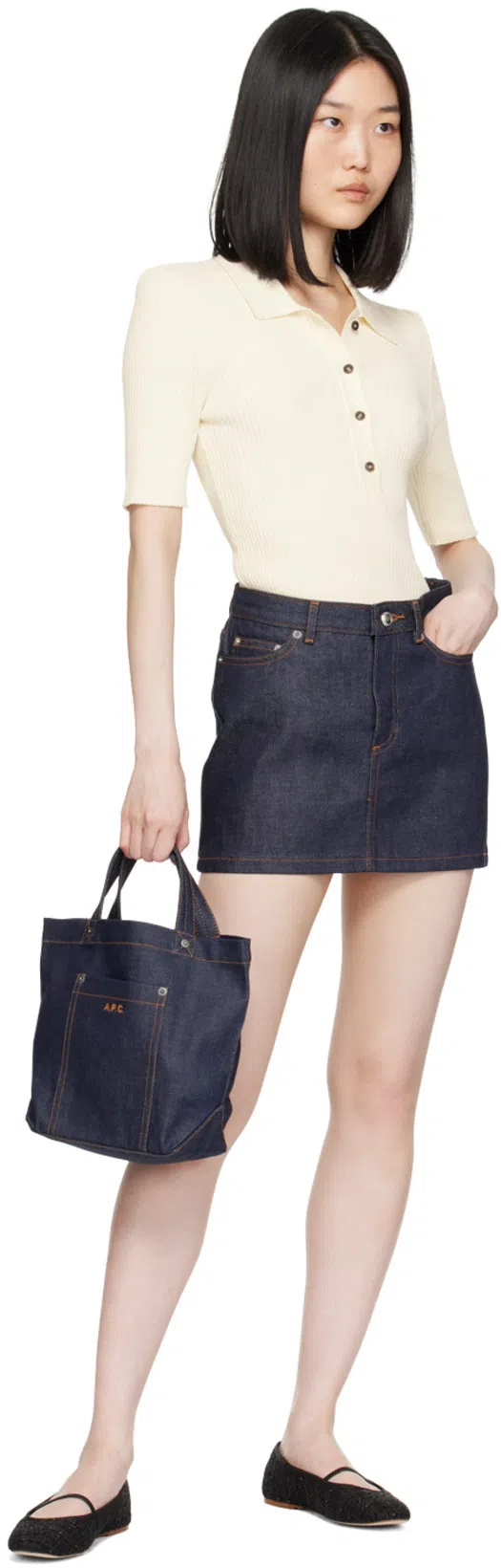 APC A.p.c. Ballerina-slippers In Black