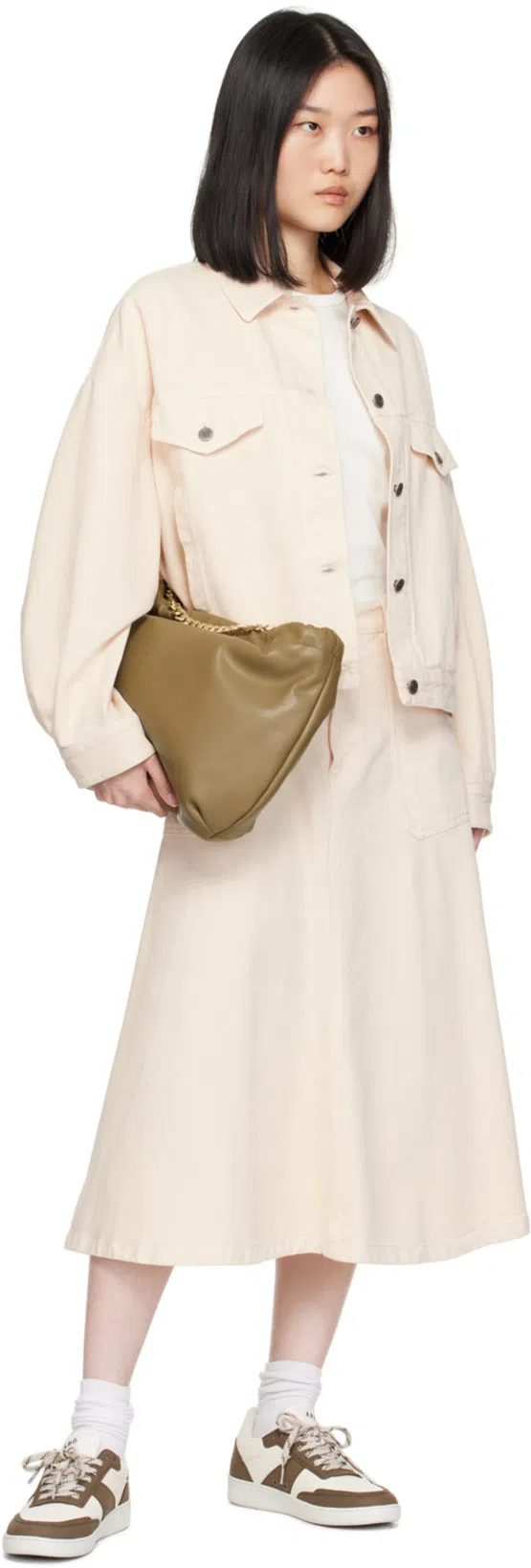 APC A.p.c. Women's Sainters Denim Jacket In White