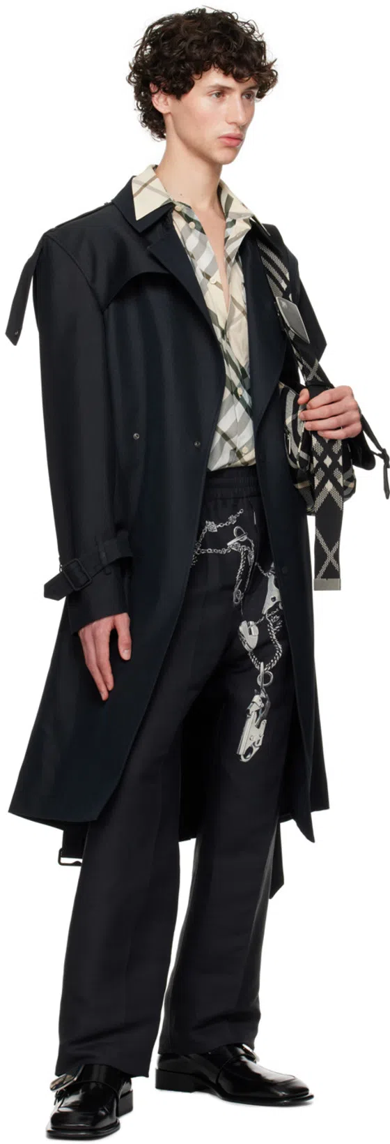 BURBERRY Short Sleeve Check Design Shirt In Multi