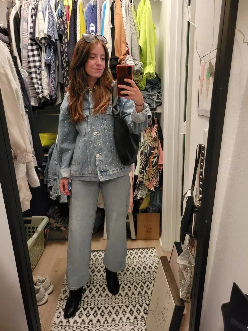 COACH Prestyn Black Leather Western Stacked Heel Ankle Boots