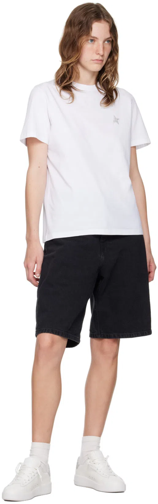 GOLDEN GOOSE White Leather Purestar Sneakers