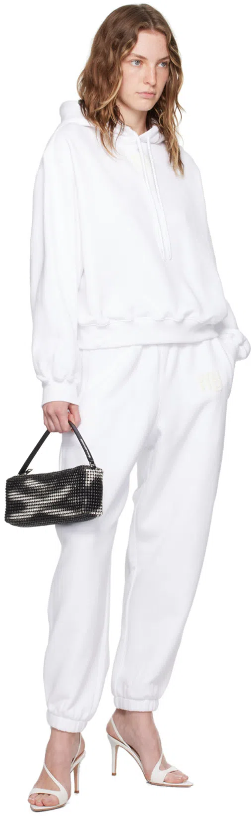 ALEXANDER WANG Heiress Flex Embellished Tote Bag In Black