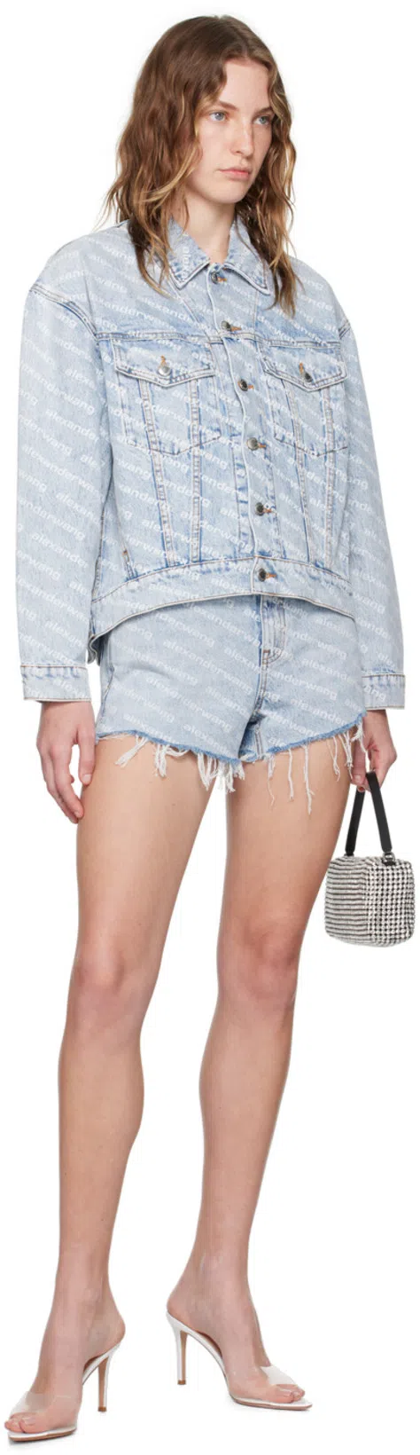 ALEXANDER WANG Bite Shorts In Nude