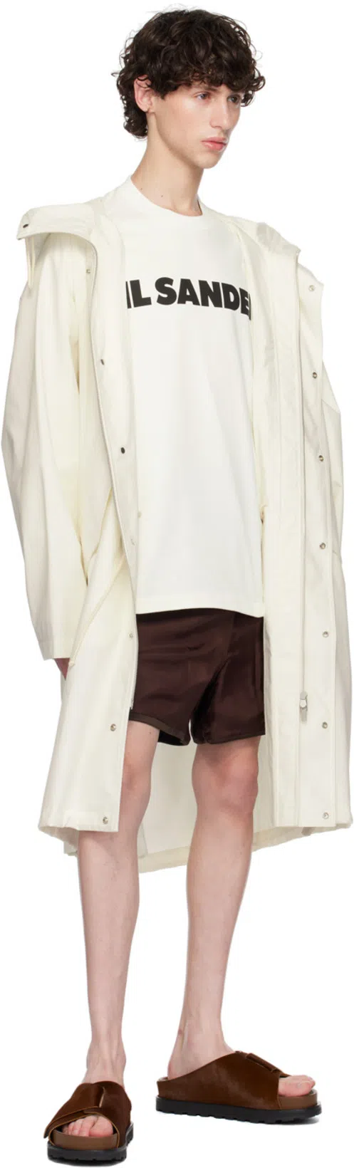 JIL SANDER Cotton T-shirt In White