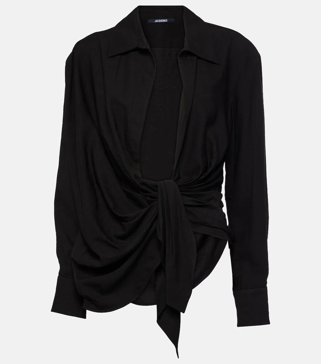 JACQUEMUS Black La Chemise Bahia Long-sleeve Shirt