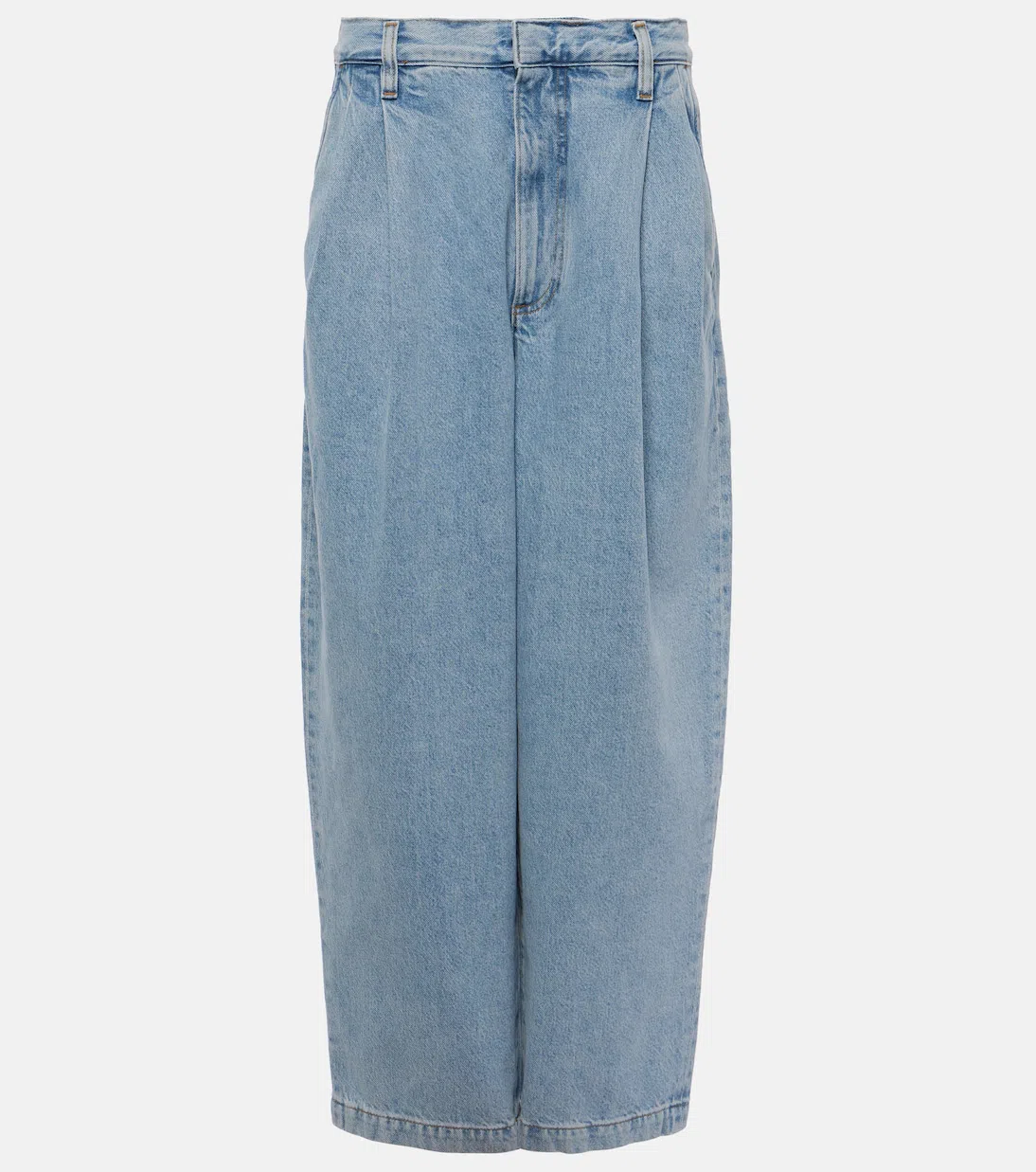 AGOLDE Blue Denim Long Skirt