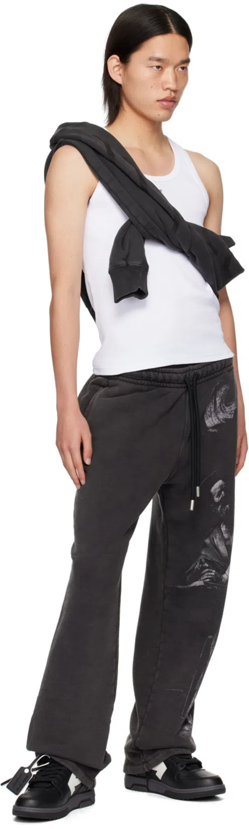 OFF-WHITE Off White™ Black Skate S.matthew Sweatshirt