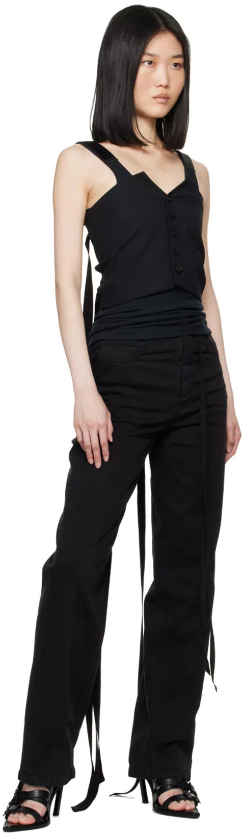 ANN DEMEULEMEESTER Nel High Heeled Mules With Belts In Multicolor