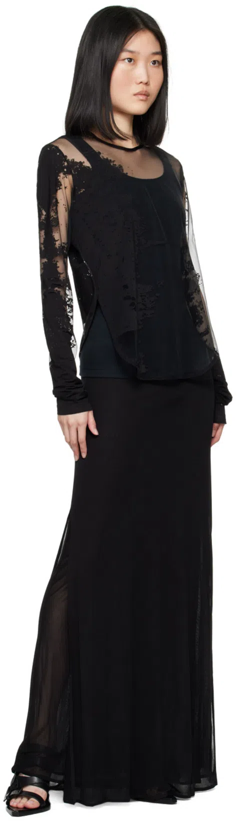 ANN DEMEULEMEESTER Nel High Heeled Mules With Belts In Multicolor