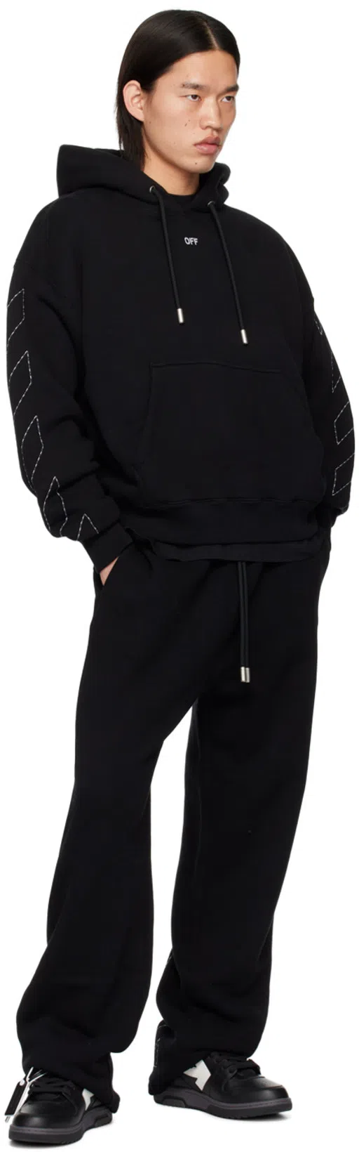 OFF-WHITE Off White™ Out Of Office Black Low Trainer