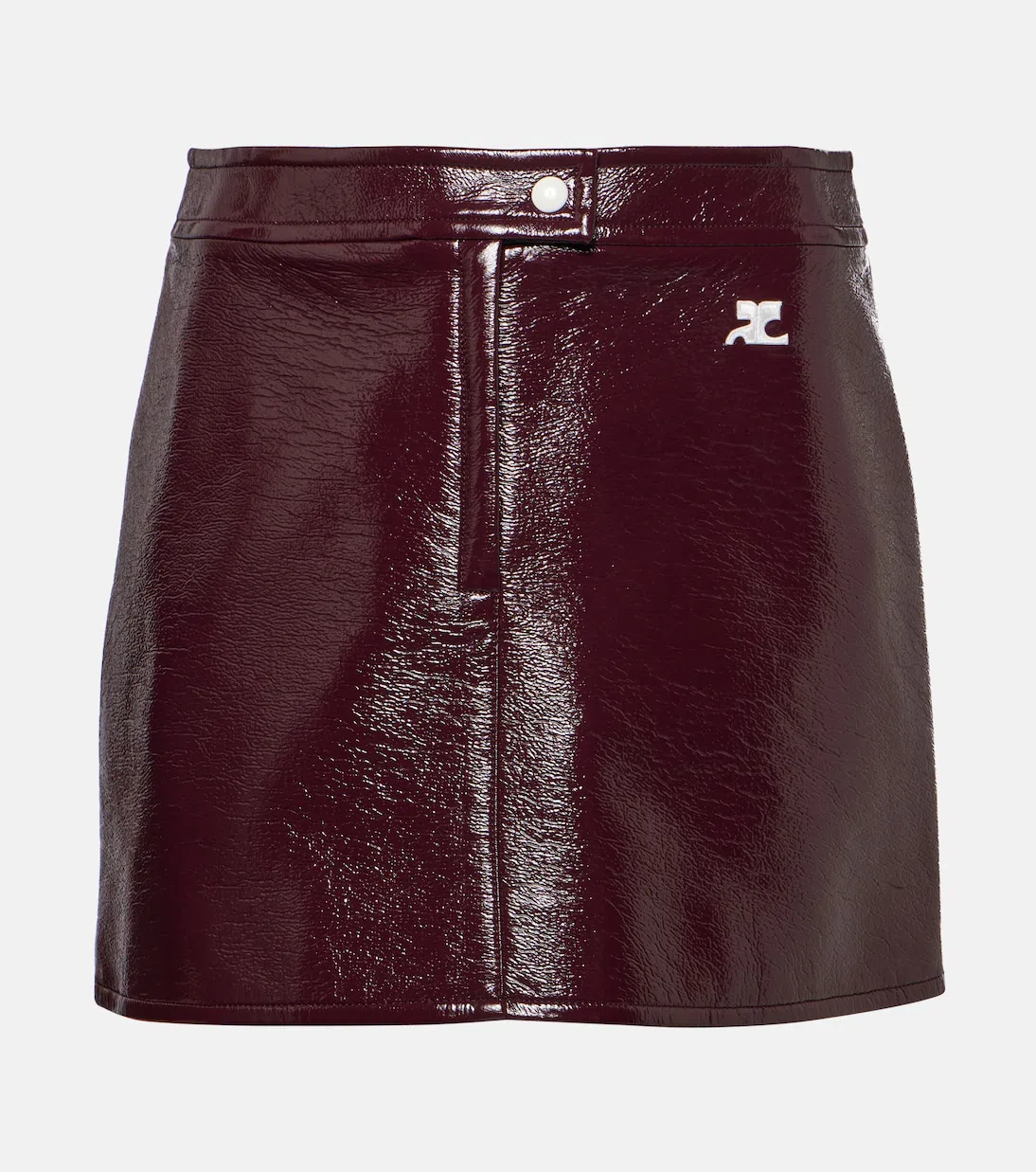 COURRÈGES Re-edition Vinyl Jacket Clothing In Burgundy