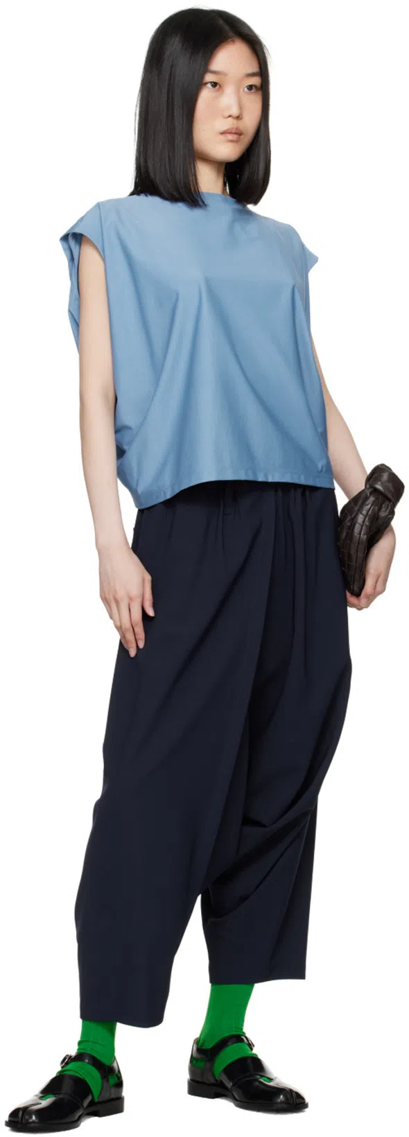 MAISON MARGIELA Tabi Leather Sandals Woman Black In T8013 Black