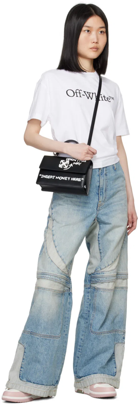 OFF-WHITE Off White Out Of Office Leather Sneakers In Animal Print