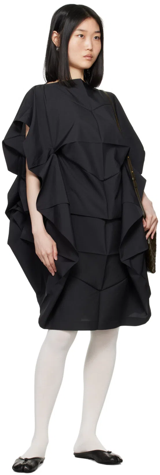 MAISON MARGIELA Tabi Calf Leather Flat Mules In Black