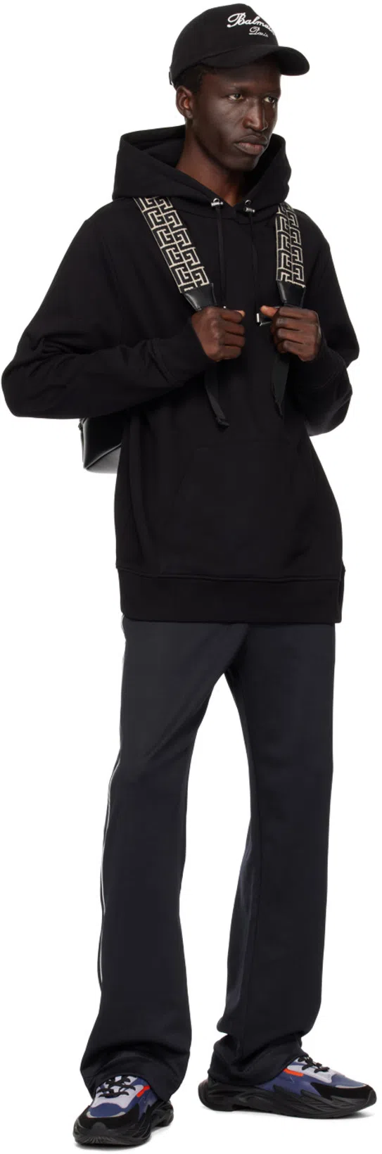 BALMAIN Capp Sweat. Logo In Black