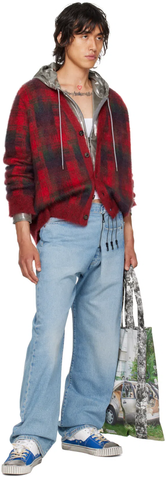 MAISON MARGIELA New Evolution Layered Sneakers In Blue