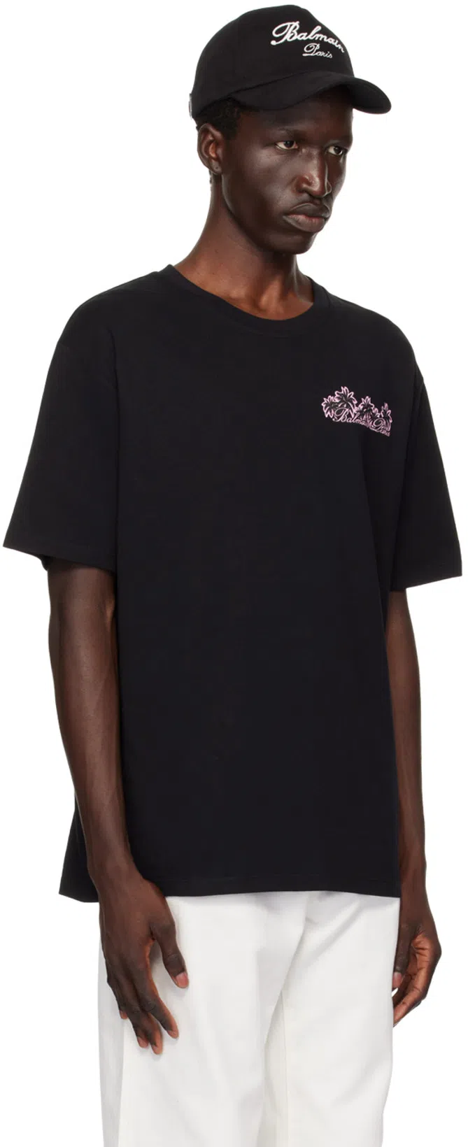 BALMAIN Unicorn Low-top Sneakers In Neoprene And Leather In Black