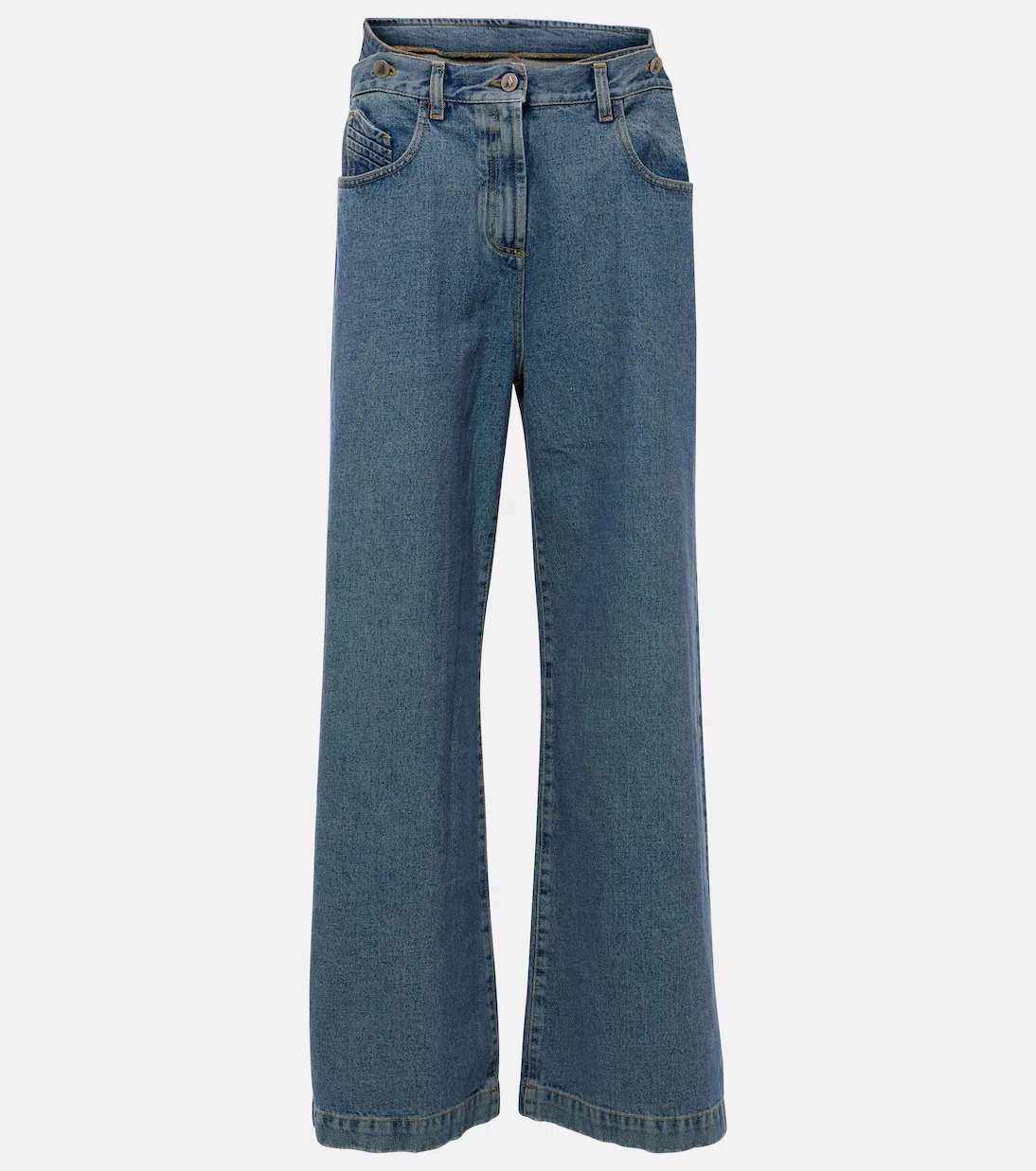 ATTICO White Cotton Hotfix Crystal Bralette Top