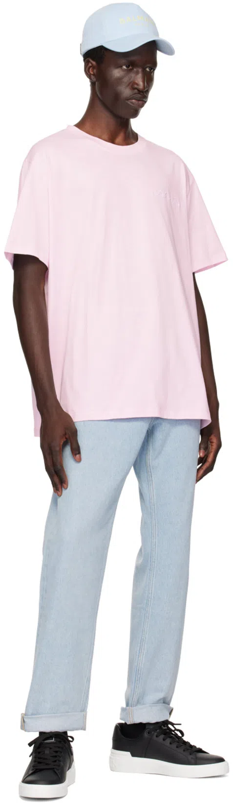 BALMAIN Regular Fit Denim Jeans In Blue