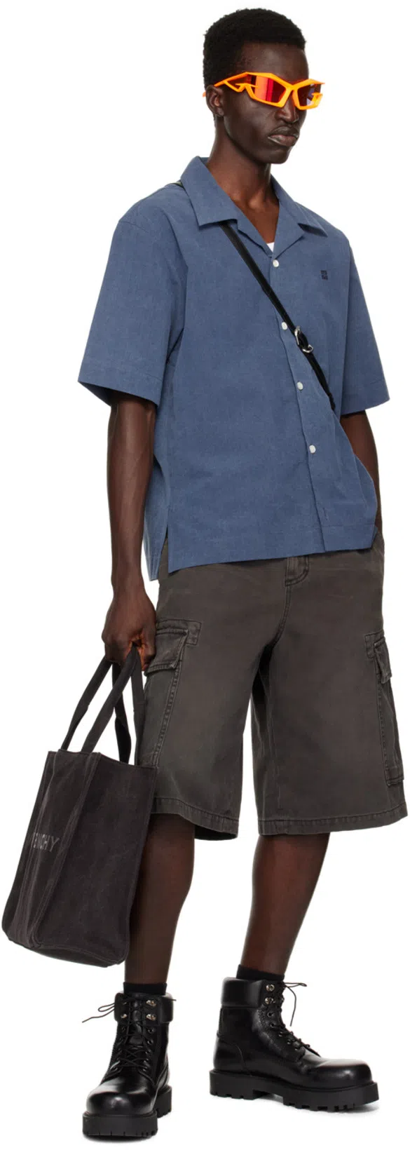 GIVENCHY Men's Storm Lace-up Boots In Black