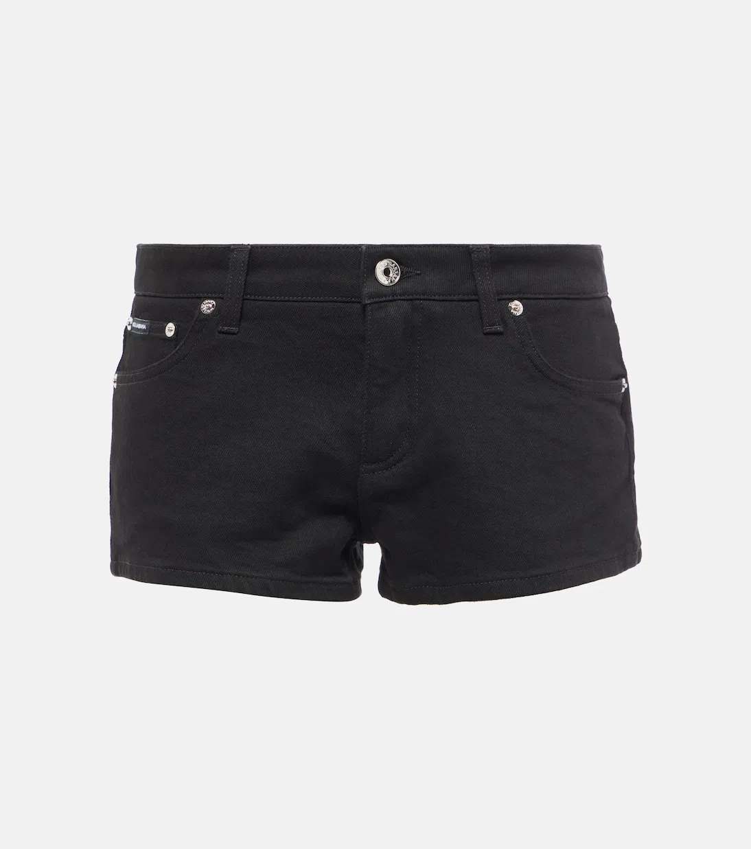 DOLCE & GABBANA 5-pocket Shorts Featuring Belt Loops In Multicolor