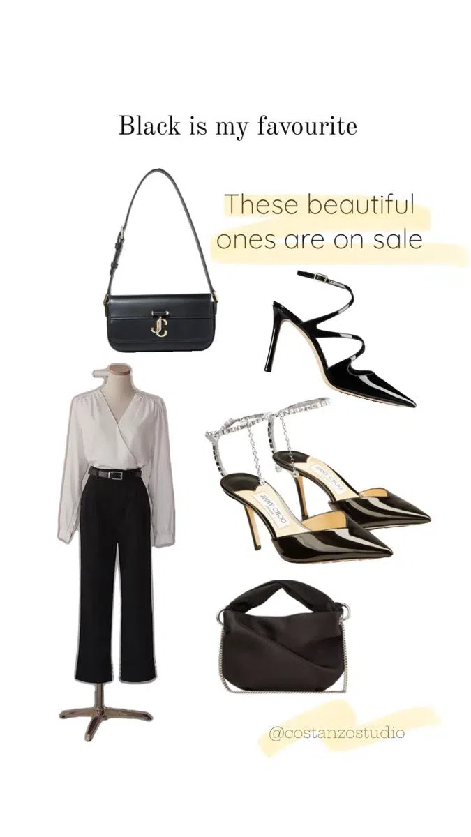 JIMMY CHOO Black Black 85 Mm Saeda Decollete Heels In Black Crystal