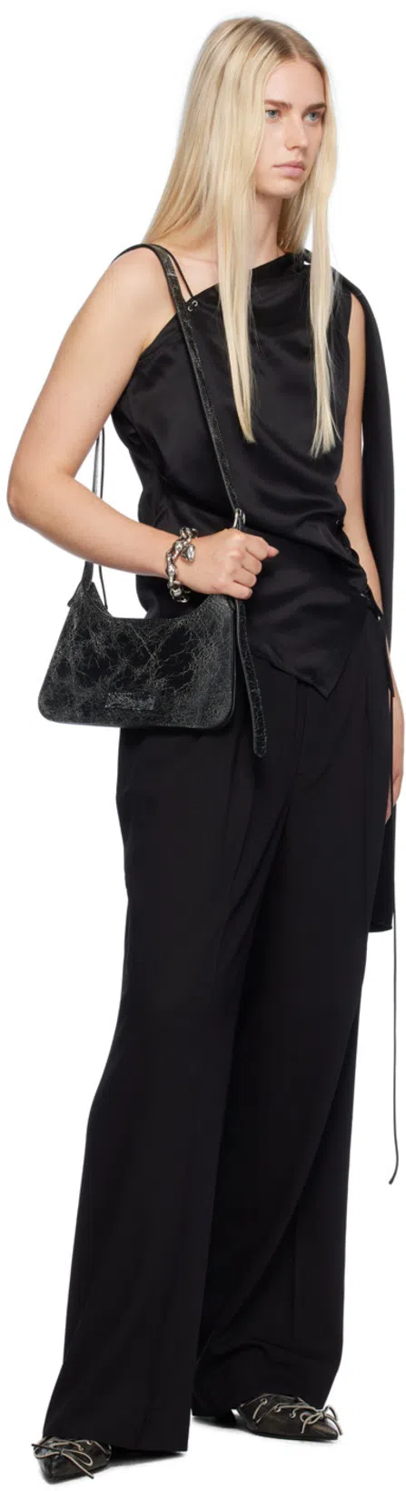 ACNE STUDIOS Platt Micro Shoulder Bag In Black