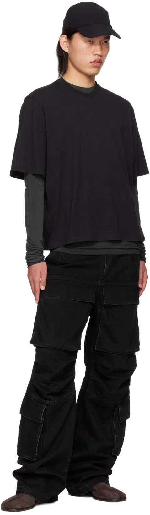 MAISON MARGIELA Beige Suede Tabi Ankle Boots In Neutral