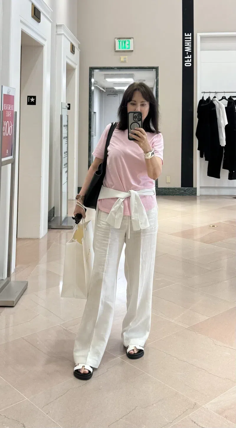 THEORY Button-front Boyfriend Shirt In White